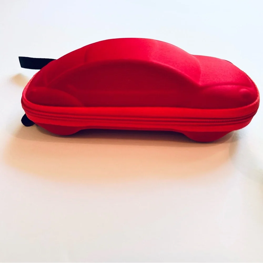 Duco Baby Toddler Lightweight Polarized Black Sunglasses Red Car Protective Case